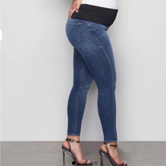 Good American Denim - Good American Good Legs Good Mama Full Belly Maternity Jeans 8/29